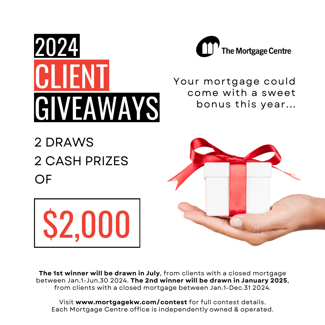 2024 Client Giveaways. 2 Draws, 2 Cash Prizes of $2,000.