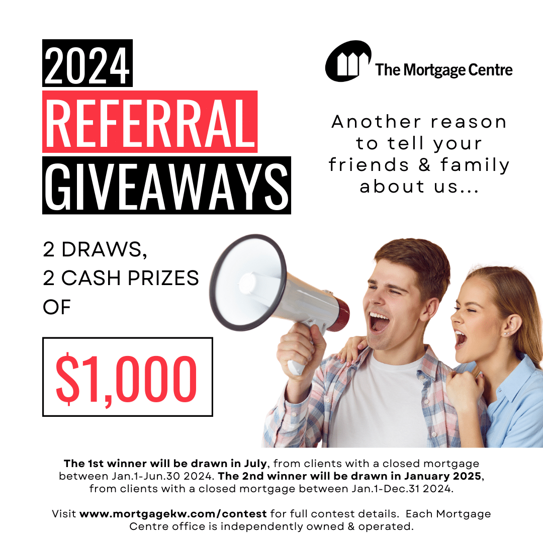 2024 Referral Giveaways. Refer a friend or family member for a chance to win one of two $1,000 cash prizes.